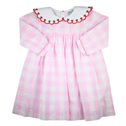Pink Gingham Heart Dress
