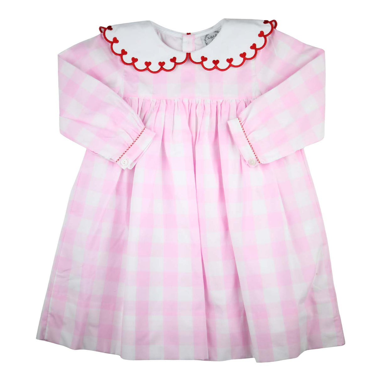 Pink Gingham Heart Dress
