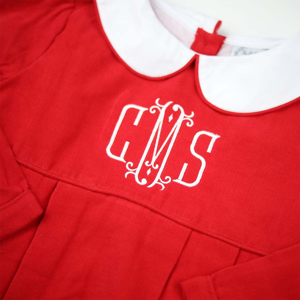 Valentine's Day Red Corduroy Unisex Bubble