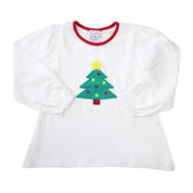 Christmas Tree Applique Top
