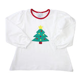 Christmas Tree Applique Top