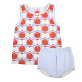 Unisex Red Apple Print Swing Set