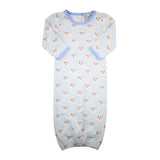 Baby Blue Santa Baby Gown
