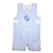 Blue Windowpane Shortall