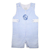 Blue Windowpane Shortall