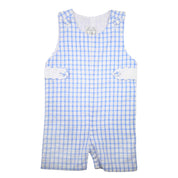 Blue Windowpane Shortall