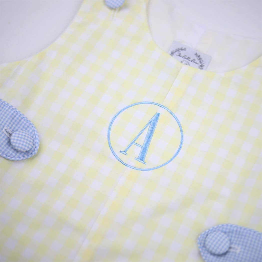 Yellow Gingham Shortall