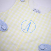 Yellow Gingham Shortall