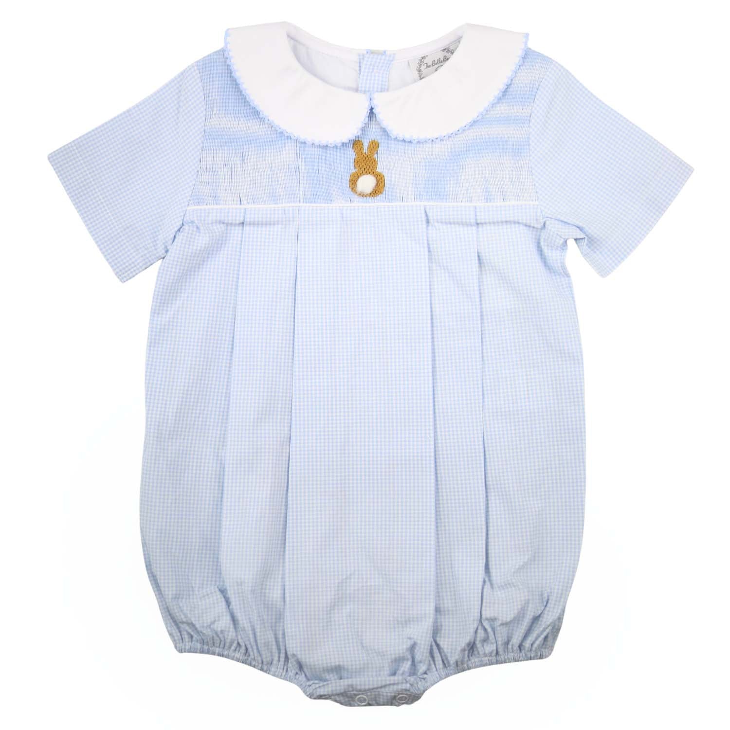 Easter Blue Gingham Bunny Bubble