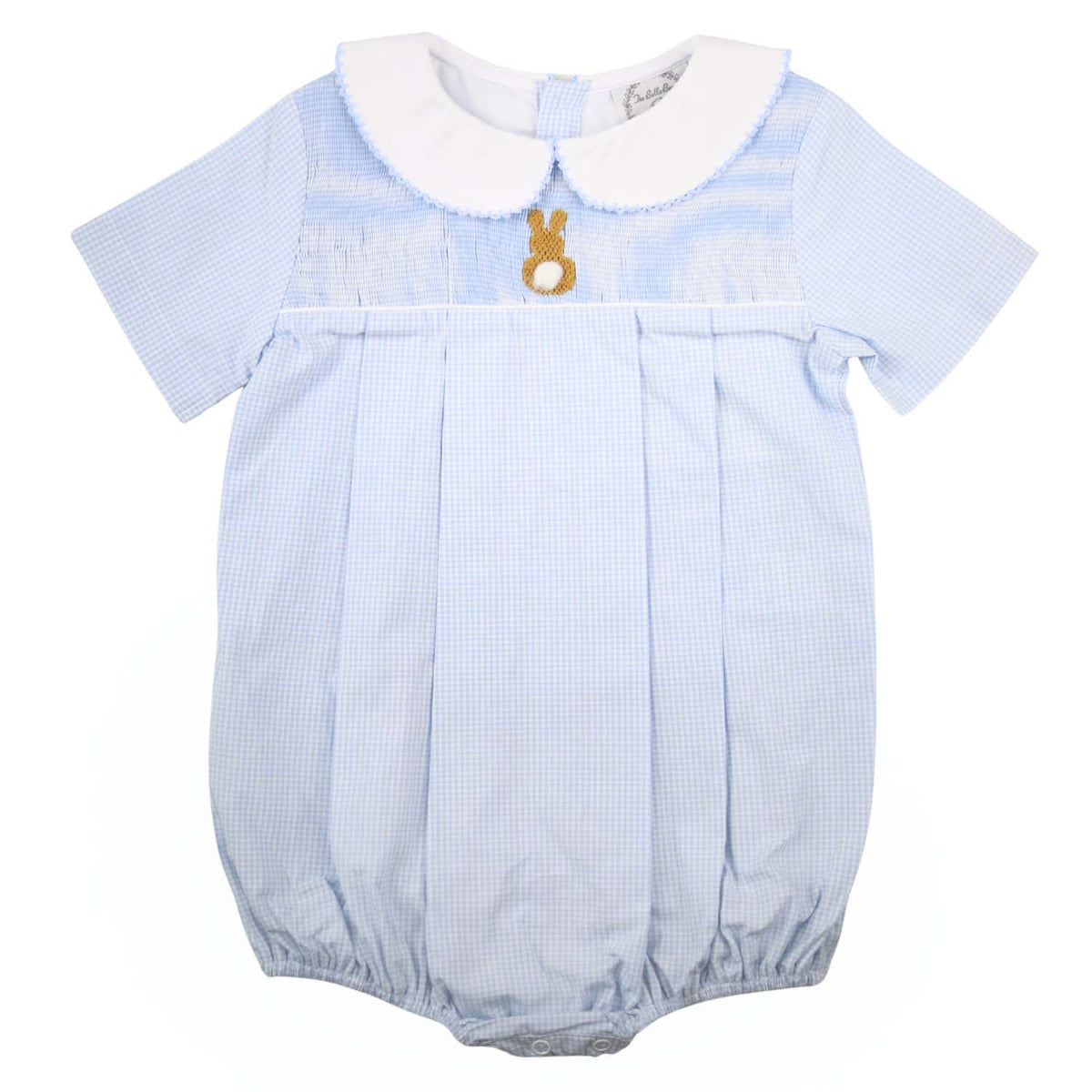 Easter Blue Gingham Bunny Bubble