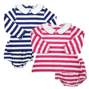 Hot Pink Striped Swing Set
