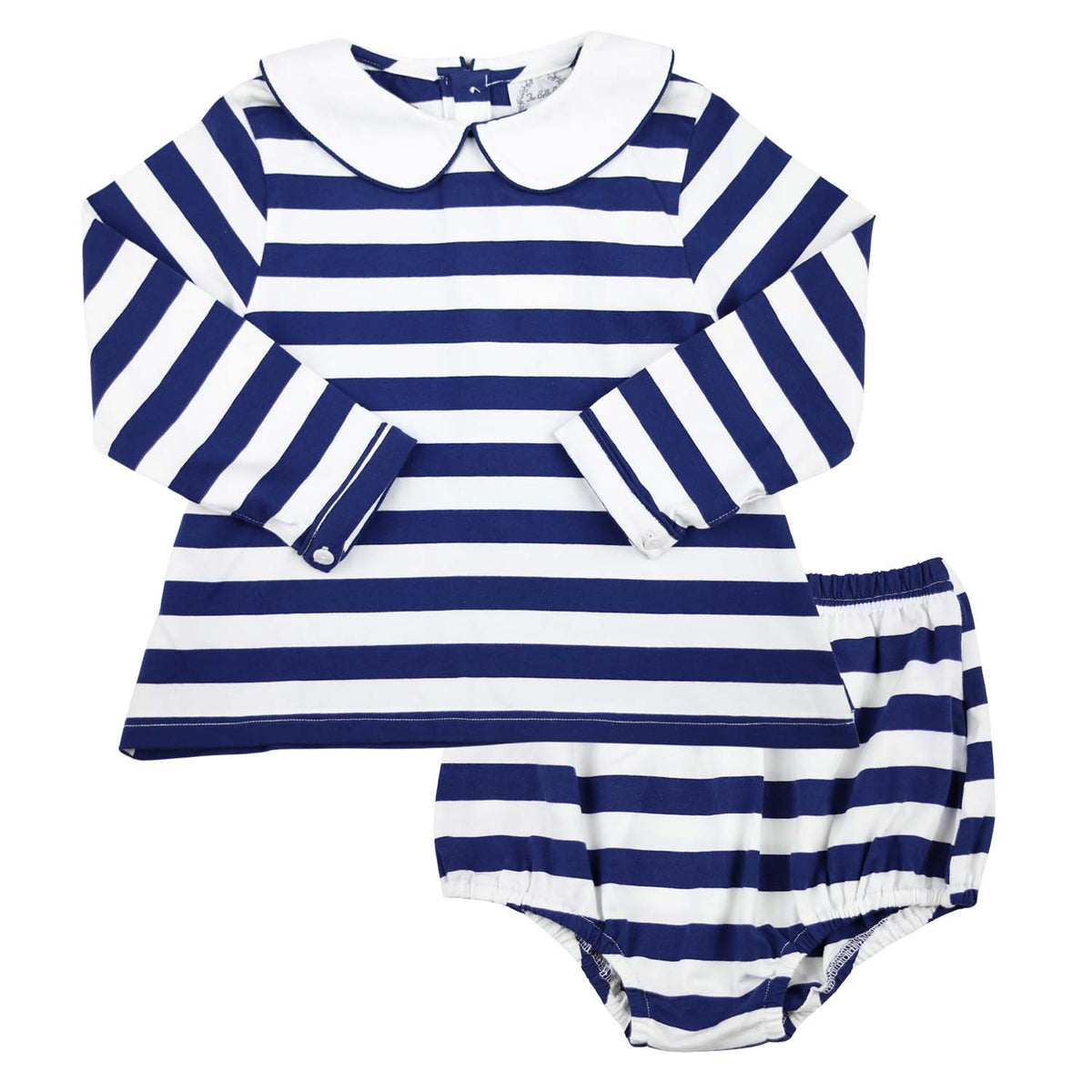 Navy Striped Swing Set