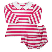 Hot Pink Striped Swing Set