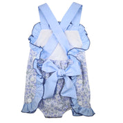 Blue Floral Sunsuit