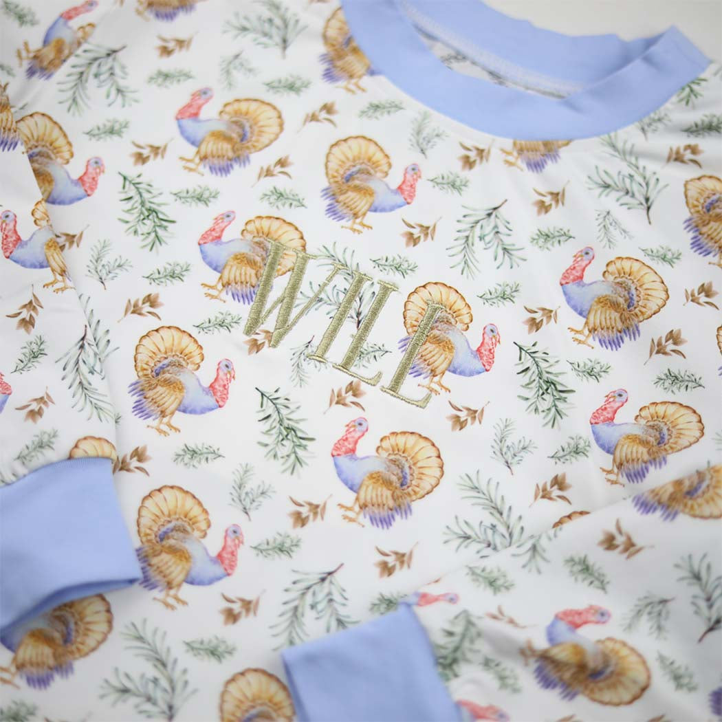 Thanksgiving Turkey Print Loungewear