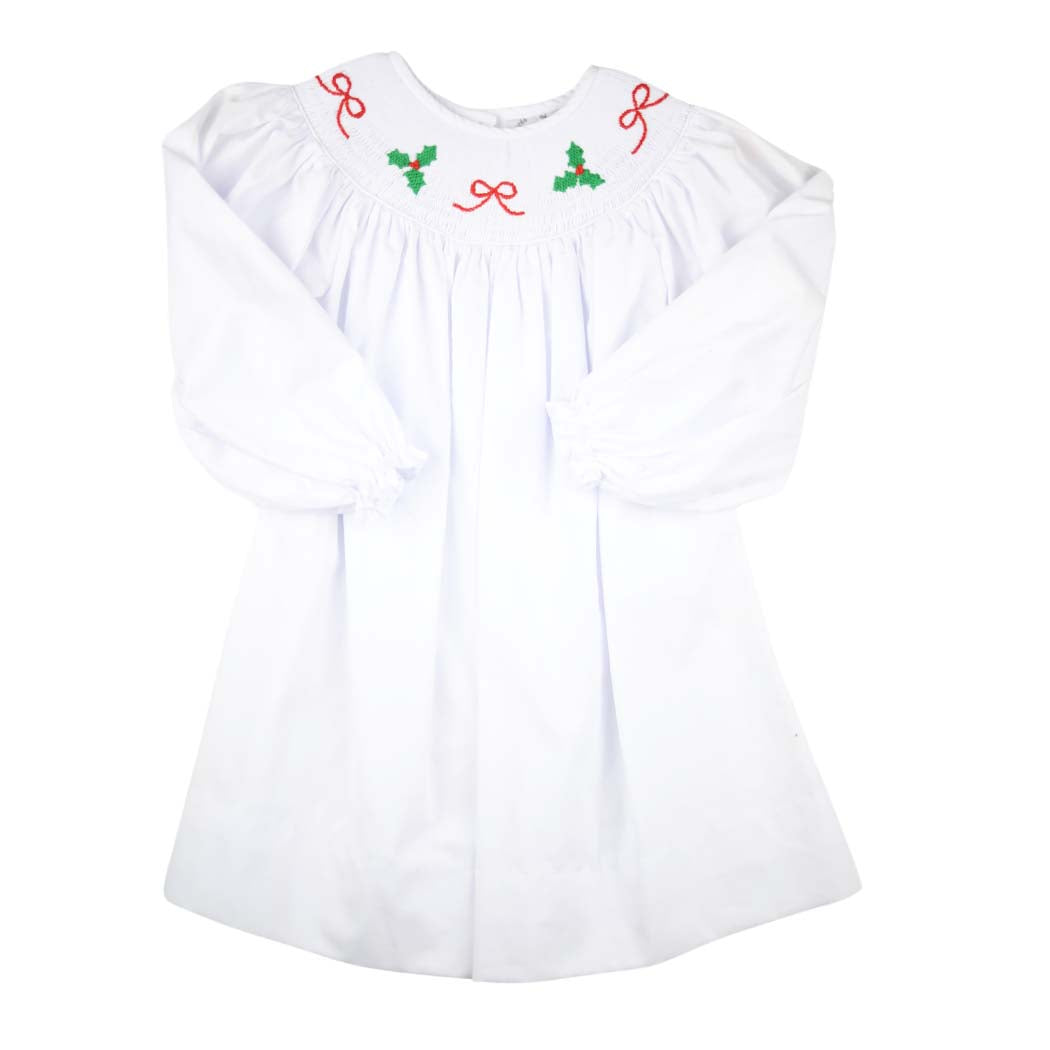 Smocked Holly Dress