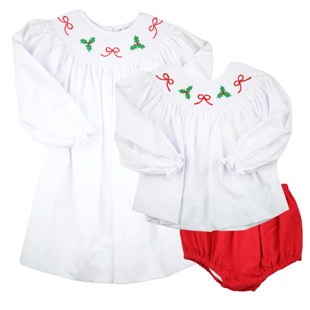 Smocked Holly Dress