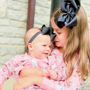 Pink Ghost Halloween Zip Romper