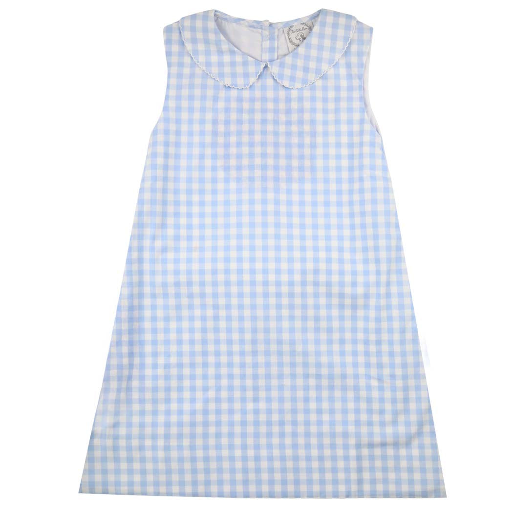 ワンピース organic zoo Blue Gingham Bella Dress Organic Zoo Pottery Blue Gingham Bella Dress – EnjoyKidsBoutique
