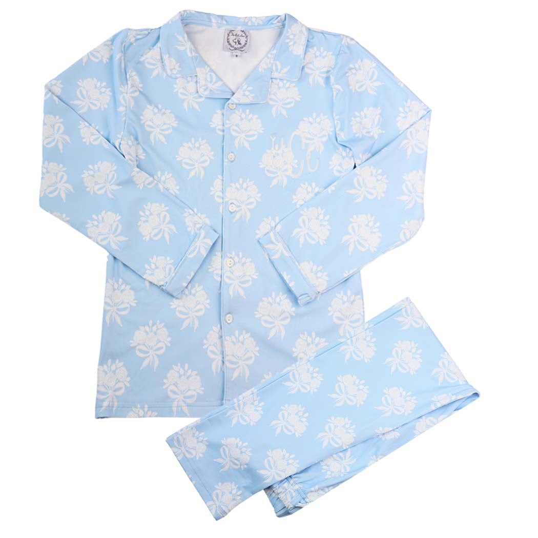 Forget Me Knot Women's Blue Floral Loungewear