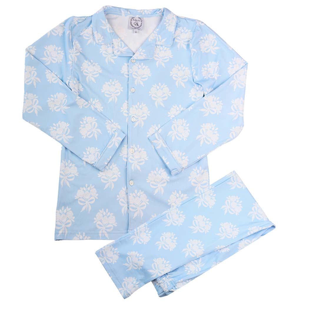 Forget Me Knot Women's Blue Floral Loungewear