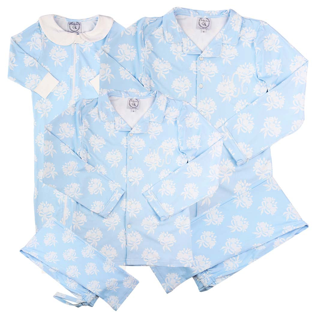 Forget Me Knot Women's Blue Floral Loungewear