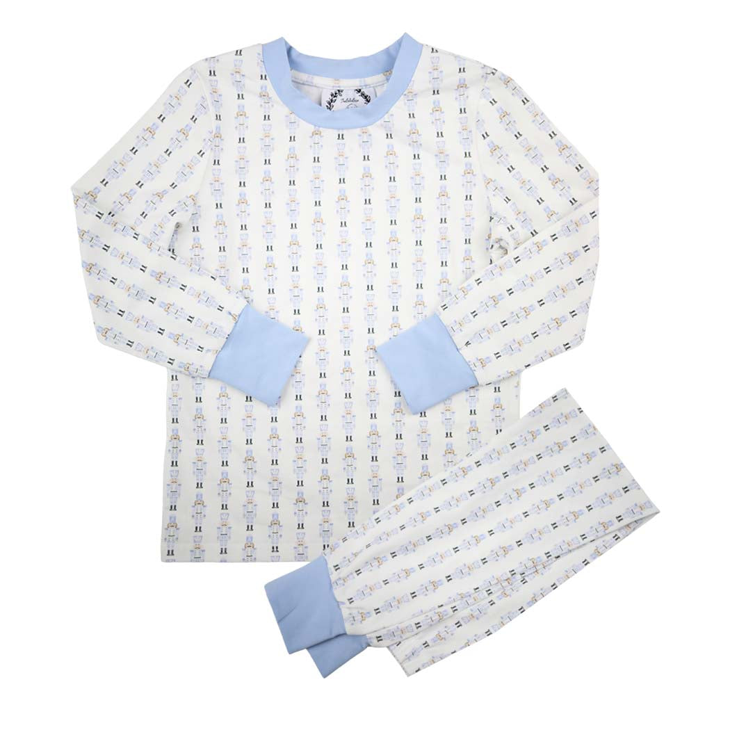 Christmas Blue Nutcracker Loungewear Set