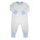 Christmas Blue Nutcracker Zippy Romper