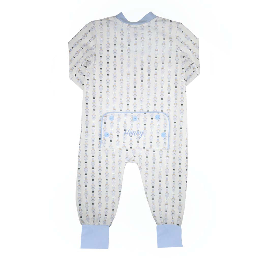 Christmas Blue Nutcracker Zippy Romper