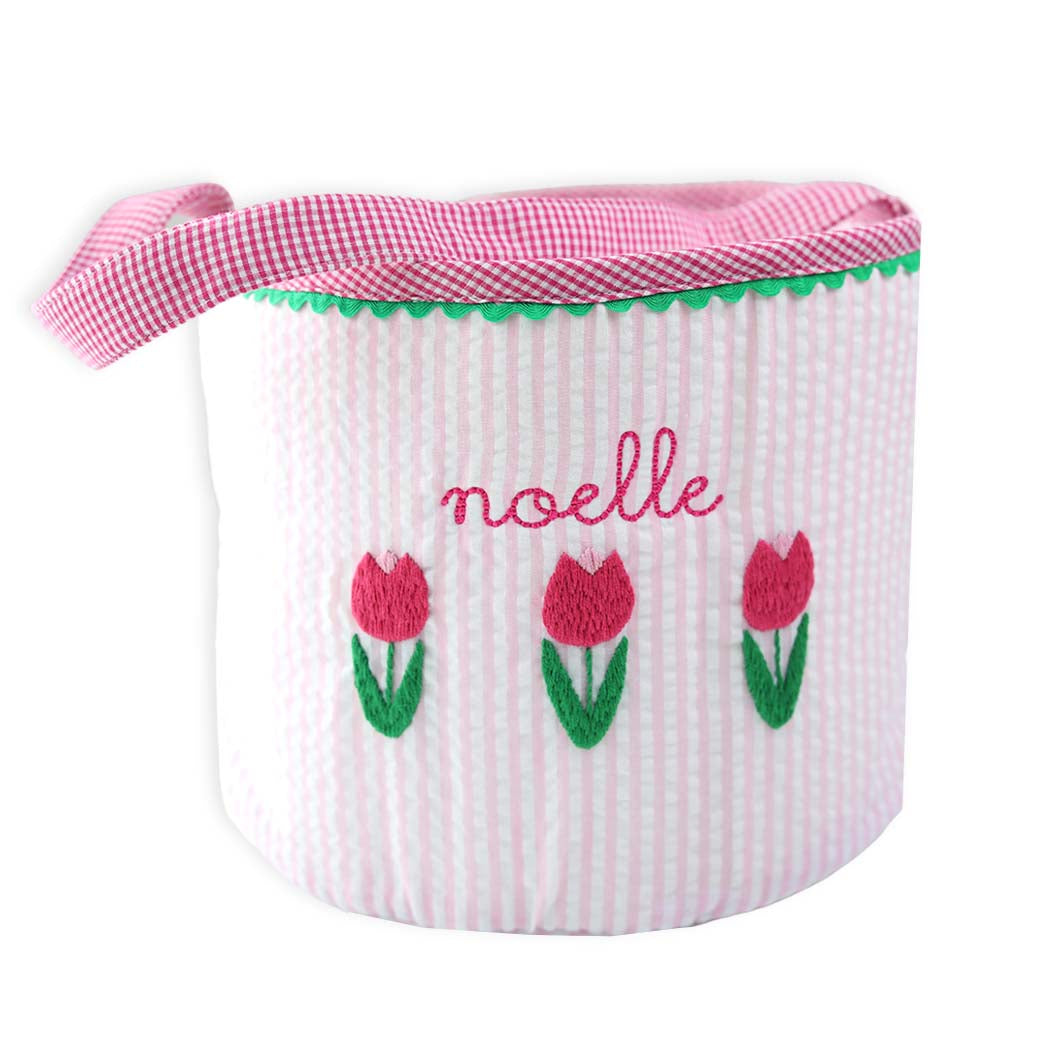 Personalized Tulip Easter Bucket