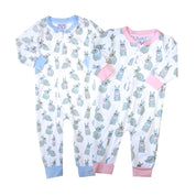 Boys Easter Bunny Knit Zippy Romper