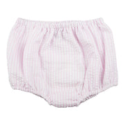 Pink Seersucker Diaper Cover