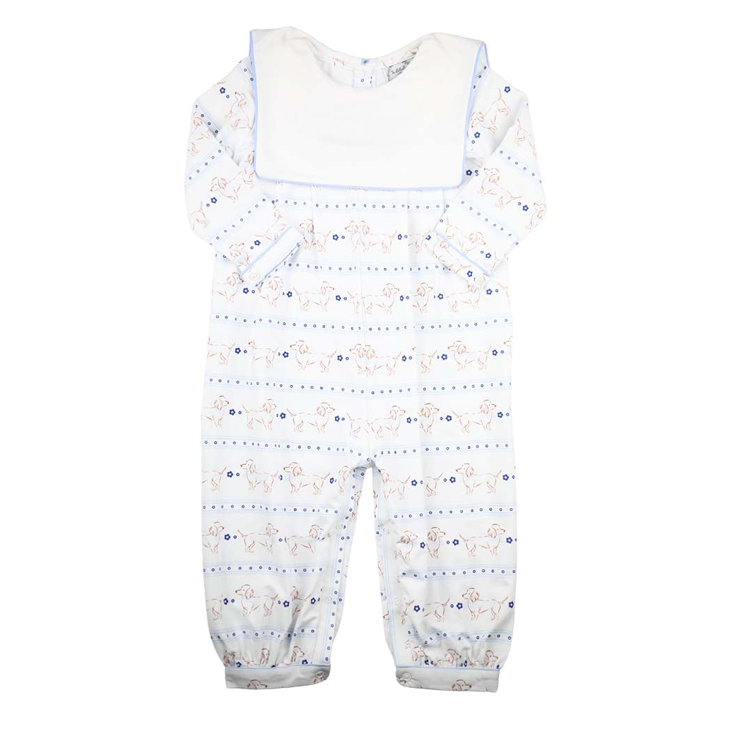 Puppy Print Romper