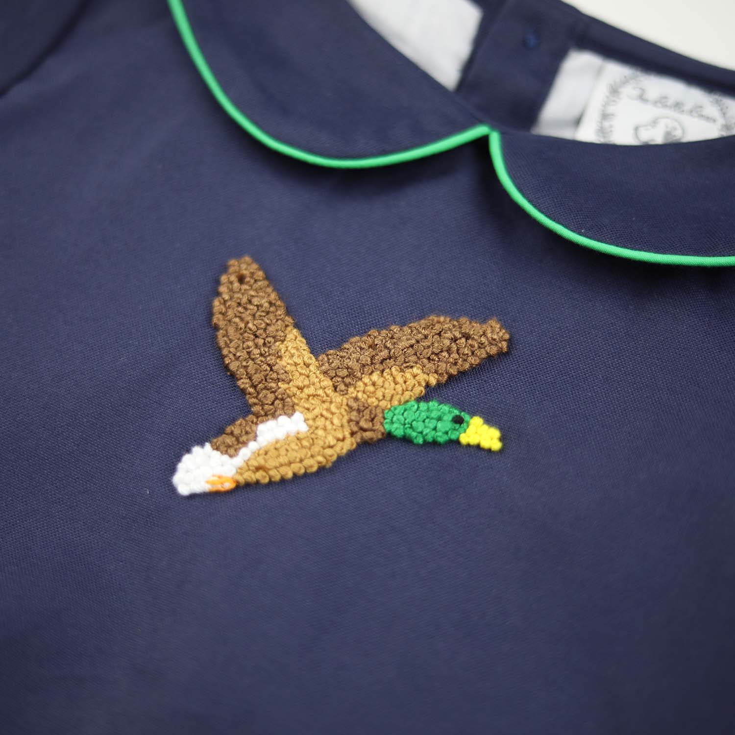 Navy Oxford Duck Bubble