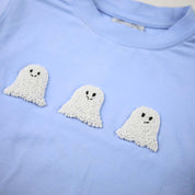 Halloween Ghost French Knot Shorts Set