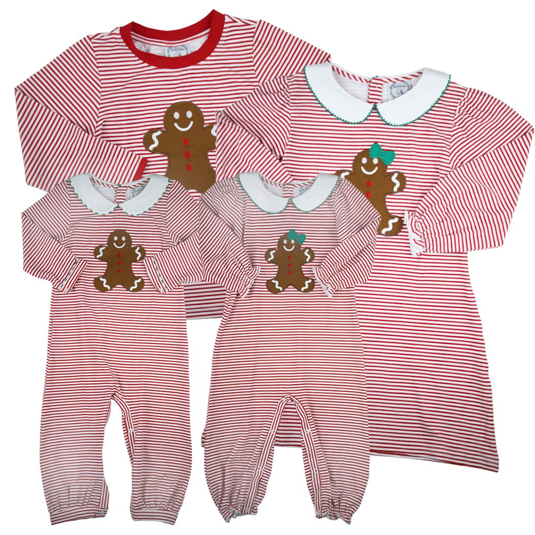 Red Striped Gingerbread Shirt