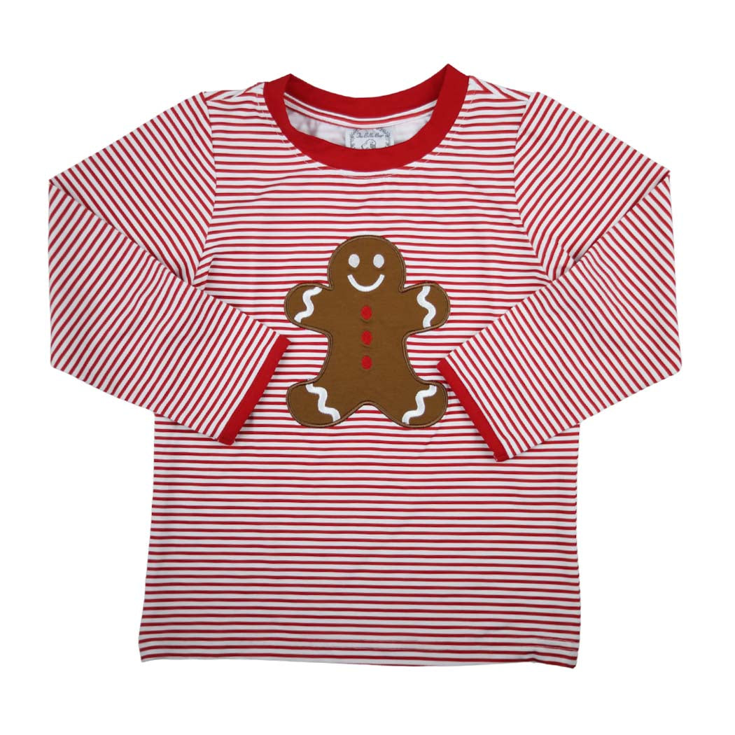 Red Striped Gingerbread Shirt