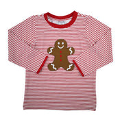 Red Striped Gingerbread Shirt