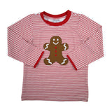 Red Striped Gingerbread Shirt