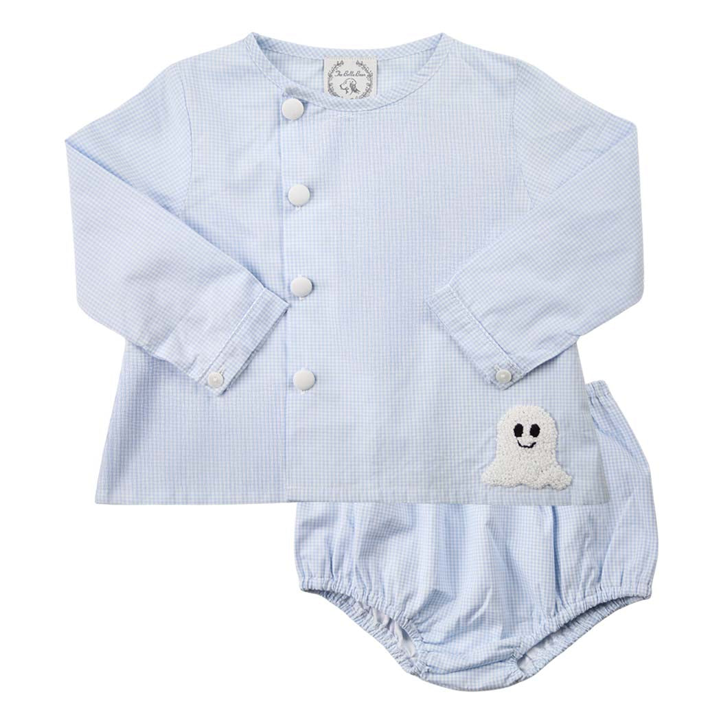 Blue Halloween Ghost Bloomer Set