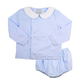 Graham Gingham Long Sleeve Bloomer Set