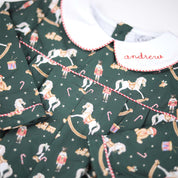 Christmas Rocking Horse Romper