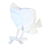 Nantucket Girl White Seersucker Sun Hat