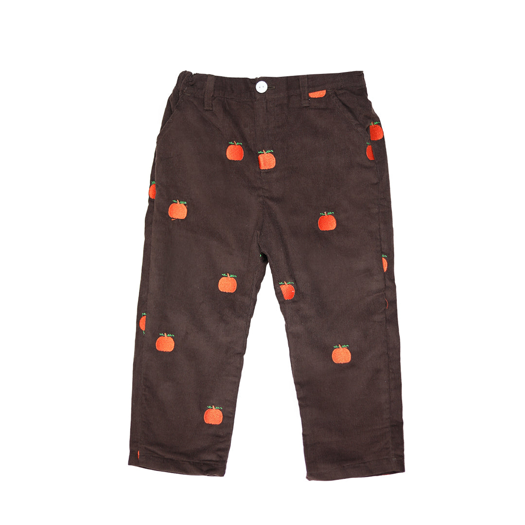 Brown Corduroy Pumpkin Pants
