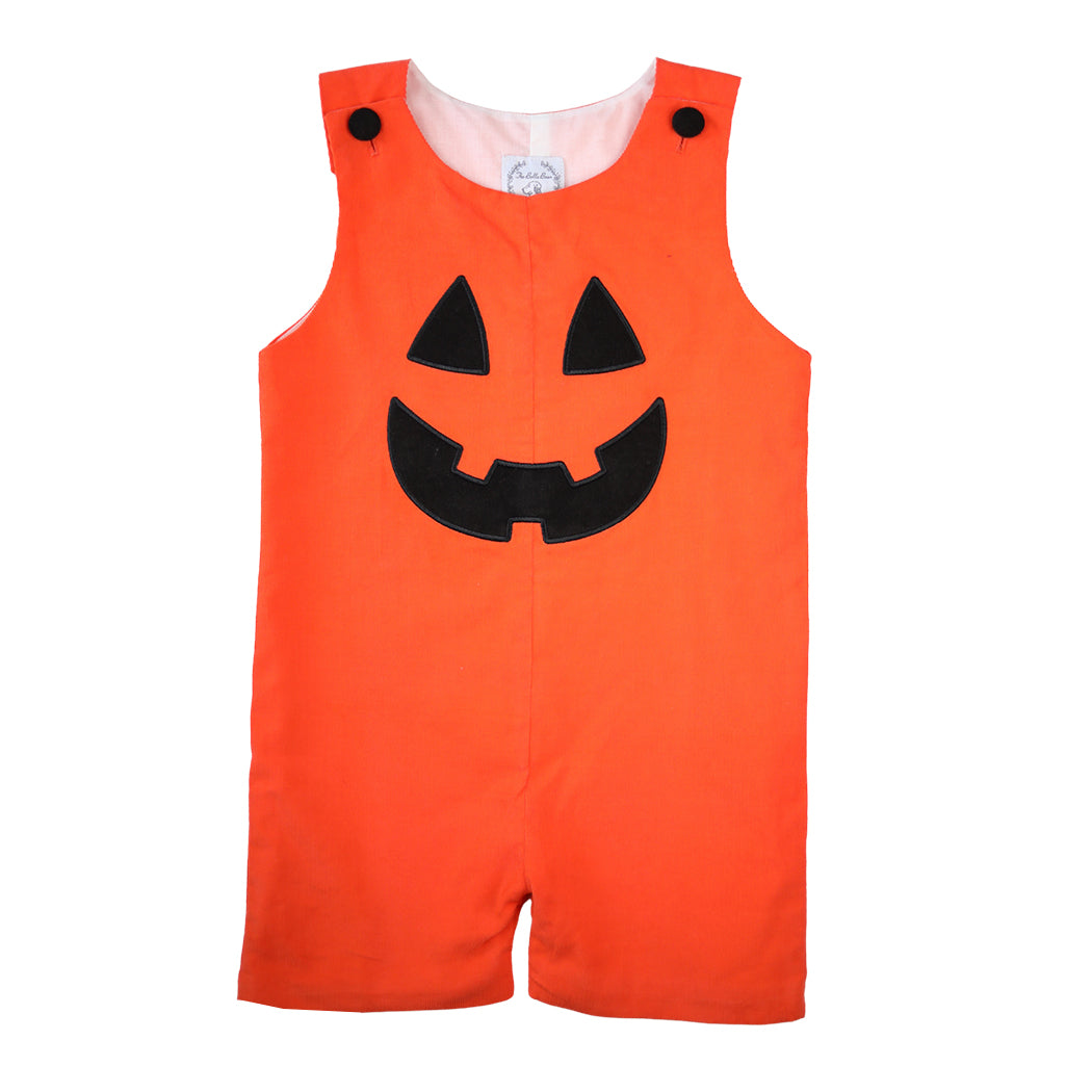 Orange Jack-O-Lantern Shortall