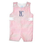 Connor Seersucker Shortall in Red