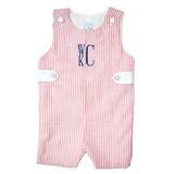 Connor Seersucker Shortall in Red