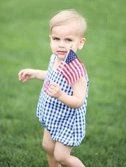 Bailey Summer Bubble in Navy Gingham
