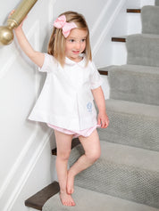 Sawyer Gingham Swing Set in Pink