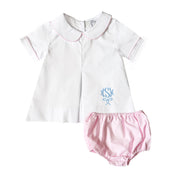 Sawyer Gingham Swing Set in Pink